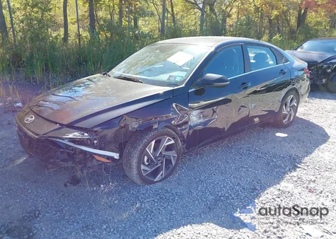 2025 Hyundai Elantra Limited из США, поврежденный, VIN KMHLP4DGXSU867758